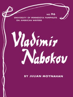 cover image of Vladimir Nabokov--American Writers 96